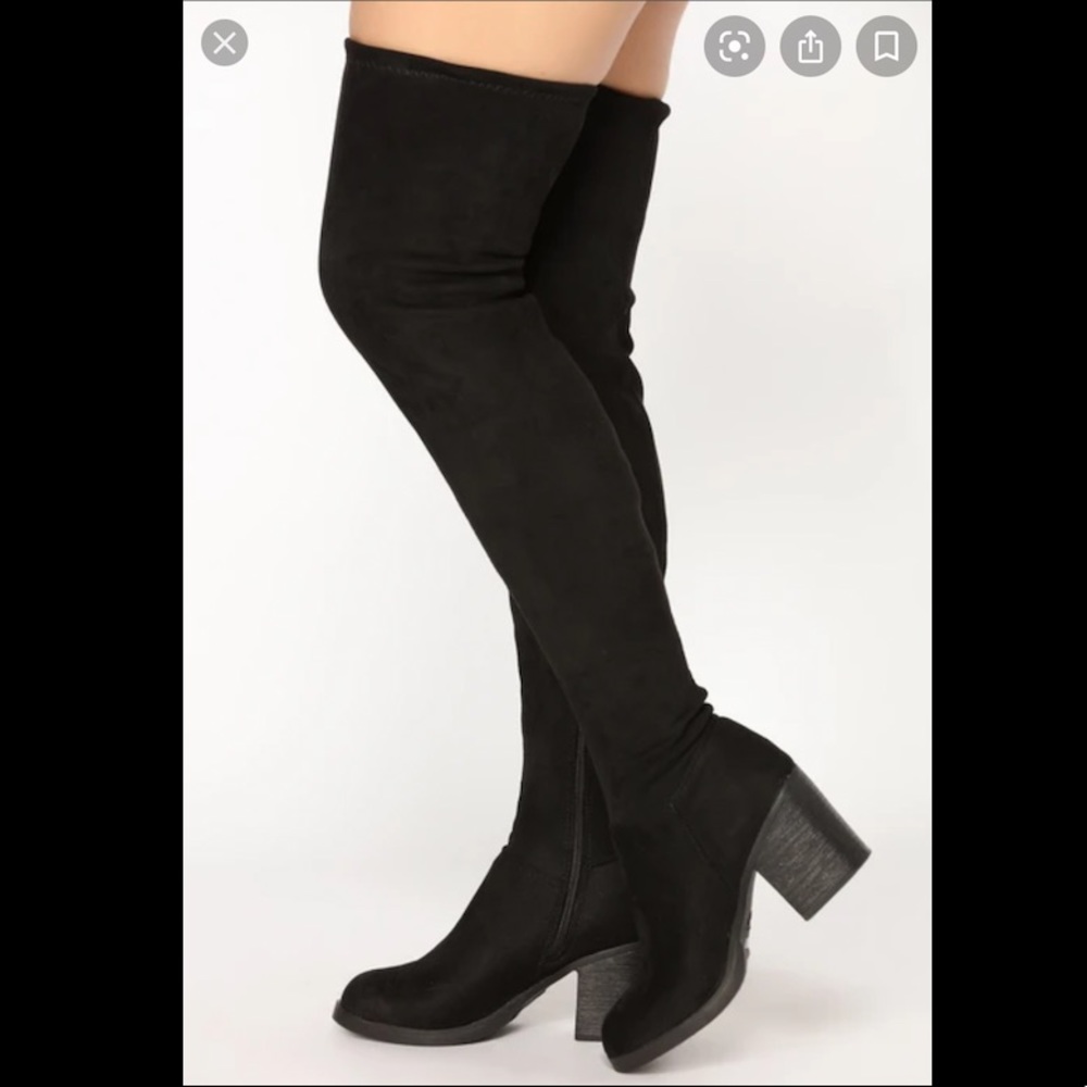FASHION NOVA Thigh High Boots - Picture 2 of 2